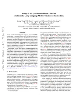 Mirage in the Eyes: Hallucination Attack on Multi-modal Large Language Models with Only Attention Sink