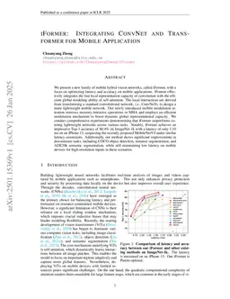 iFormer: Integrating ConvNet and Transformer for Mobile Application