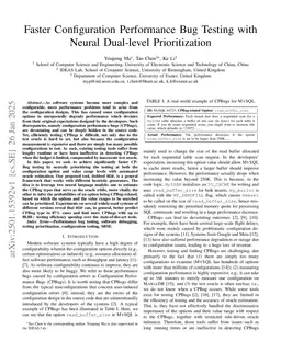Faster Configuration Performance Bug Testing with Neural Dual-level Prioritization