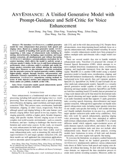 AnyEnhance: A Unified Generative Model with Prompt-Guidance and Self-Critic for Voice Enhancement