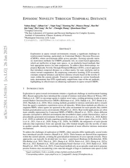 Episodic Novelty Through Temporal Distance