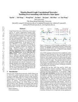 Mamba-Based Graph Convolutional Networks: Tackling Over-smoothing with Selective State Space