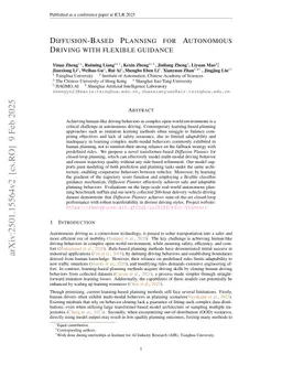 Diffusion-Based Planning for Autonomous Driving with Flexible Guidance
