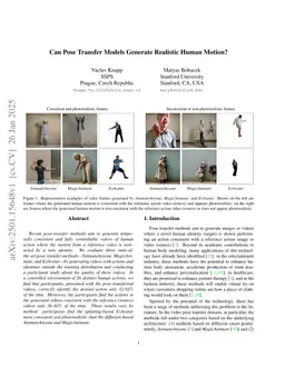 Can Pose Transfer Models Generate Realistic Human Motion?