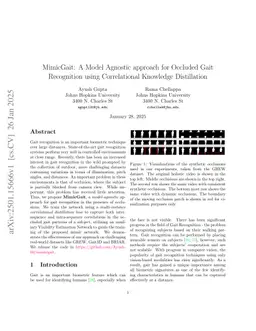 MimicGait: A Model Agnostic approach for Occluded Gait Recognition using Correlational Knowledge Distillation