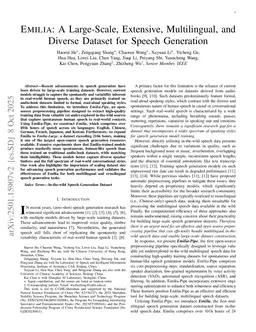 Emilia: A Large-Scale, Extensive, Multilingual, and Diverse Dataset for Speech Generation