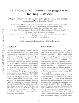 REINFORCE-ING Chemical Language Models for Drug Discovery