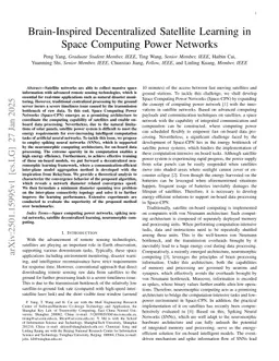 Brain-Inspired Decentralized Satellite Learning in Space Computing Power Networks