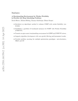 A Benchmarking Environment for Worker Flexibility in Flexible Job Shop Scheduling Problems