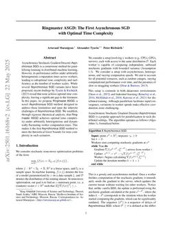 Ringmaster ASGD: The First Asynchronous SGD with Optimal Time Complexity