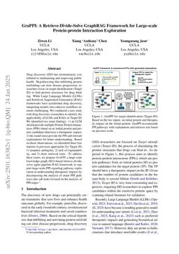 GraPPI: A Retrieve-Divide-Solve GraphRAG Framework for Large-scale Protein-protein Interaction Exploration