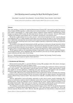 Safe Reinforcement Learning for Real-World Engine Control