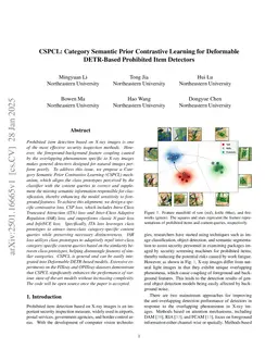 CSPCL: Category Semantic Prior Contrastive Learning for Deformable DETR-Based Prohibited Item Detectors