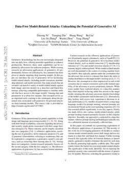 Data-Free Model-Related Attacks: Unleashing the Potential of Generative AI