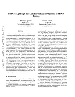 B-FPGM: Lightweight Face Detection via Bayesian-Optimized Soft FPGM Pruning