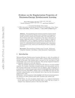 Evidence on the Regularisation Properties of Maximum-Entropy Reinforcement Learning