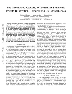 The Asymptotic Capacity of Byzantine Symmetric Private Information Retrieval and Its Consequences