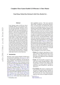 Complete Chess Games Enable LLM Become A Chess Master