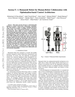 Surena-V: A Humanoid Robot for Human-Robot Collaboration with Optimization-based Control Architecture