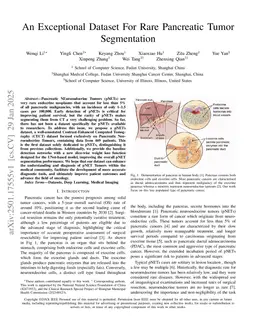 An Exceptional Dataset For Rare Pancreatic Tumor Segmentation