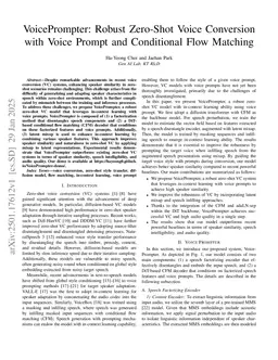 VoicePrompter: Robust Zero-Shot Voice Conversion with Voice Prompt and Conditional Flow Matching