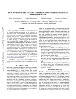 Dual Invariance Self-training for Reliable Semi-supervised Surgical Phase Recognition