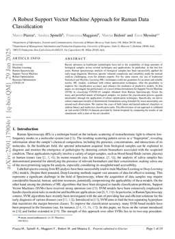 A Robust Support Vector Machine Approach for Raman COVID-19 Data Classification