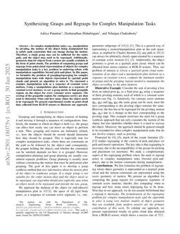 Synthesizing Grasps and Regrasps for Complex Manipulation Tasks