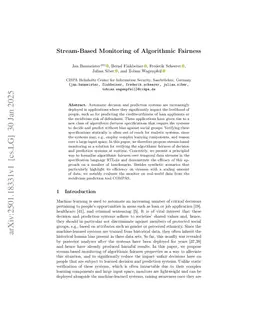 Stream-Based Monitoring of Algorithmic Fairness