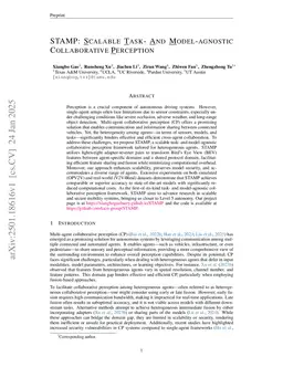 STAMP: Scalable Task And Model-agnostic Collaborative Perception