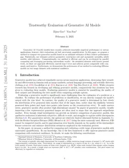 Statistical Inference for Generative Model Comparison