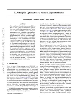 LLM Program Optimization via Retrieval Augmented Search