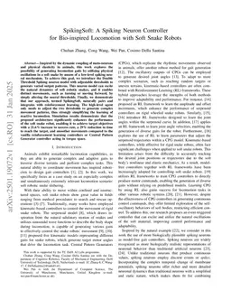 SpikingSoft: A Spiking Neuron Controller for Bio-inspired Locomotion with Soft Snake Robots