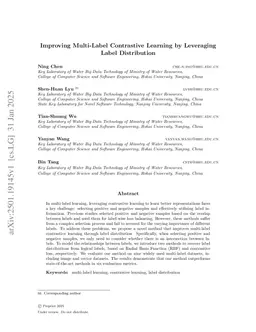 Improving Multi-Label Contrastive Learning by Leveraging Label Distribution