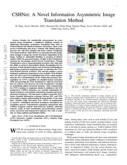 CSHNet: A Novel Information Asymmetric Image Translation Method