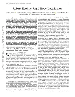 Robust Egoistic Rigid Body Localization