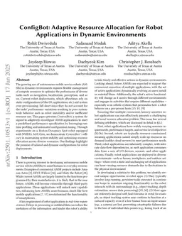 ConfigBot: Adaptive Resource Allocation for Robot Applications in Dynamic Environments