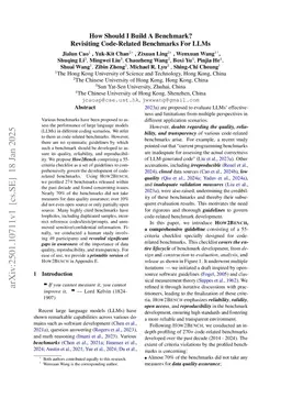How Should We Build A Benchmark? Revisiting 274 Code-Related Benchmarks For LLMs