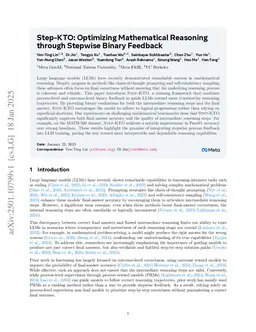 Step-KTO: Optimizing Mathematical Reasoning through Stepwise Binary Feedback