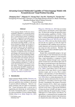 Advancing General Multimodal Capability of Vision-language Models with Pyramid-descent Visual Position Encoding