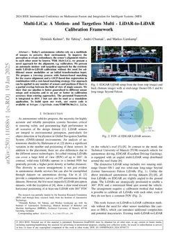 Multi-LiCa: A Motion and Targetless Multi LiDAR-to-LiDAR Calibration Framework