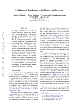 A Collection of Question Answering Datasets for Norwegian