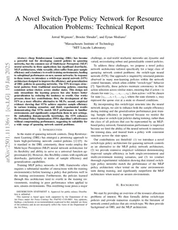 A Novel Switch-Type Policy Network for Resource Allocation Problems: Technical Report