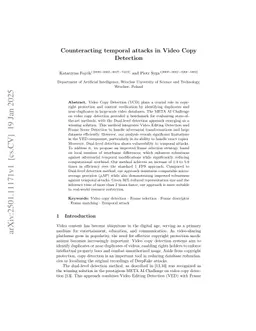 Counteracting temporal attacks in Video Copy Detection