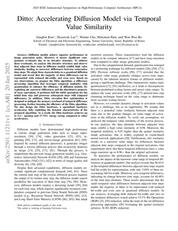 Ditto: Accelerating Diffusion Model via Temporal Value Similarity