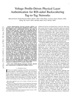 Voltage Profile-Driven Physical Layer Authentication for RIS-aided Backscattering Tag-to-Tag Networks