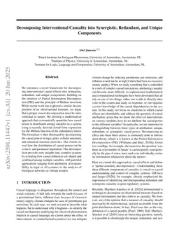 Decomposing Interventional Causality into Synergistic, Redundant, and Unique Components