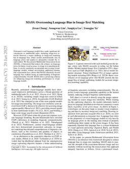 MASS: Overcoming Language Bias in Image-Text Matching