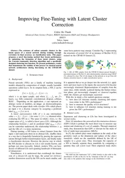 Improving Fine-Tuning with Latent Cluster Correction
