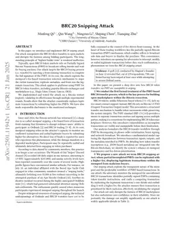 BRC20 Snipping Attack